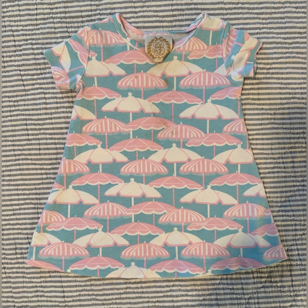 TBBC Polly Play Dress, Taylor Bay 'Brellas print, 18-24M